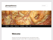 Tablet Screenshot of gloucester-speleo.org